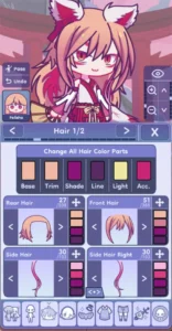 Capturas de tela do Gacha Life 2